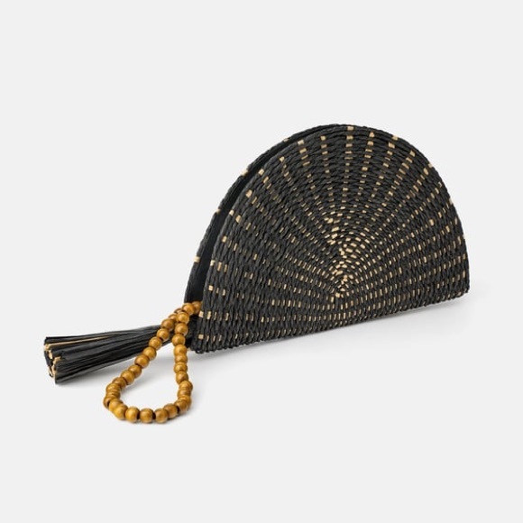 Half Moon 🌙 Natural Clutch / Crossbody Bag - Picture 3 of 8